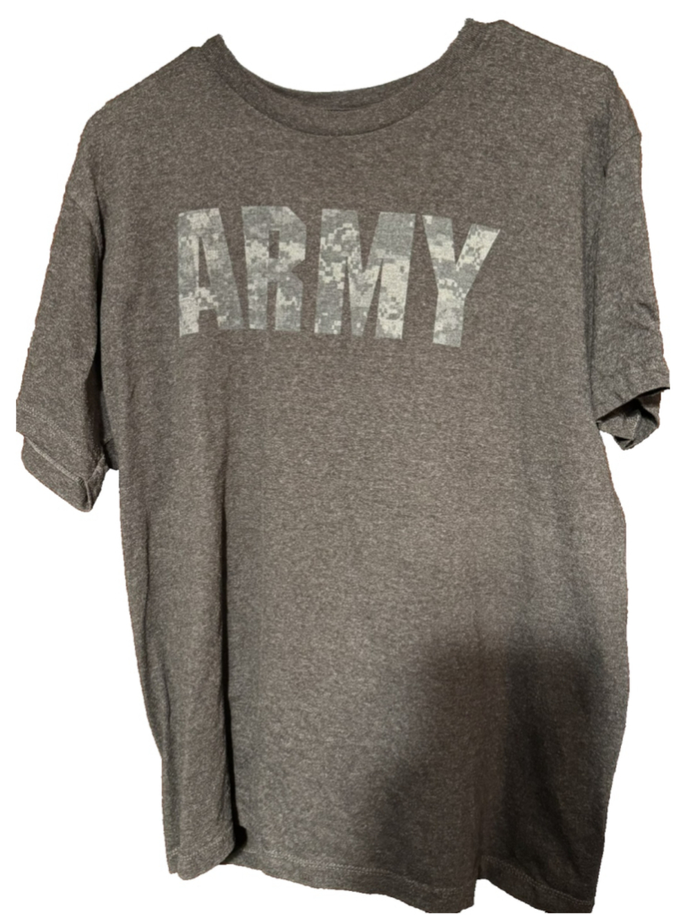 United States Army Men's T Shirt Size L Gray US Military